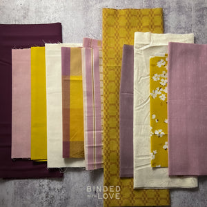 Curated Remnant Bundle | 11 Fabric End of Bolt Quilting Bundle | One of a Kind | REMNANT BUNDLE-157