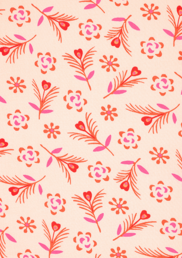 Cotton fabric coupon - Gitane ivory