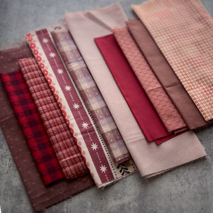Curated Remnant Bundle | 10 Fabric End of Bolt Quilting Bundle | One of a Kind | REMNANT BUNDLE-217