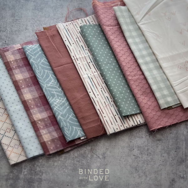 Curated Remnant Bundle | 10 Fabric End of Bolt Quilting Bundle | One of a Kind | REMNANT BUNDLE-236