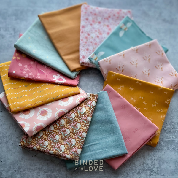 Petals & Honey Bundle | Curated 12 Fat Quarter Bundle | BUNDLE-301