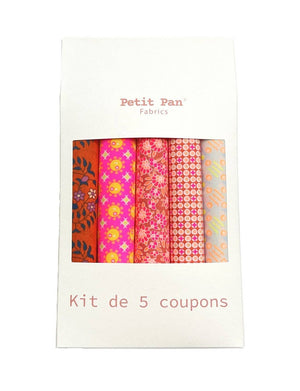 Folksy Ecru Fabric Bundle | Set of 5