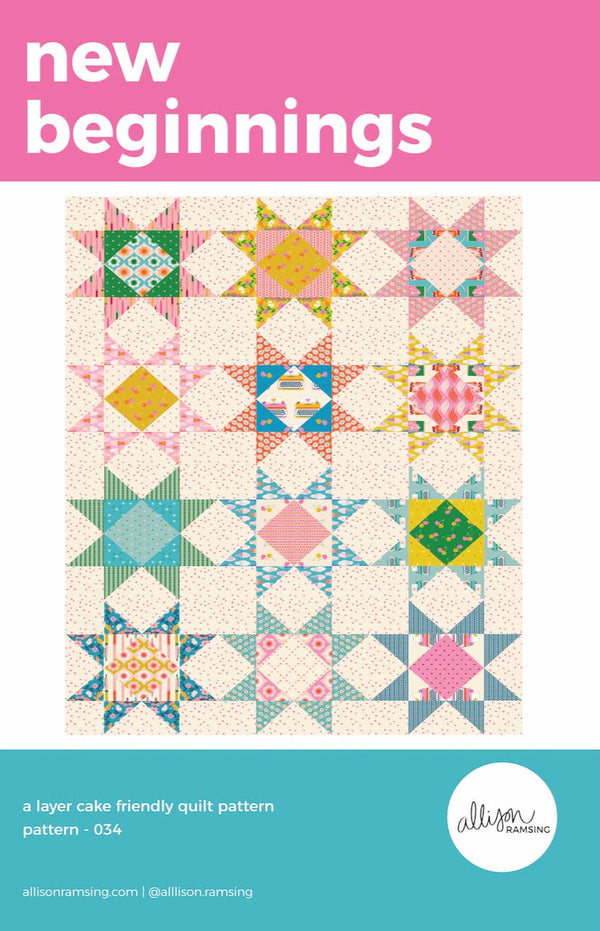 New Beginnings Quilt Pattern - Printed