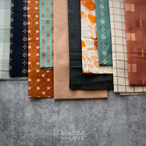 Curated Remnant Bundle | 10 Fabric End of Bolt Quilting Bundle | One of a Kind | REMNANT BUNDLE-214