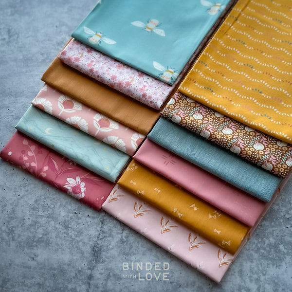 Petals & Honey Bundle | Curated 12 Fat Quarter Bundle | BUNDLE-301