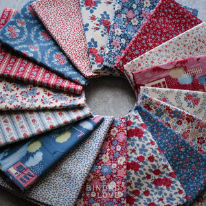 Tilda Village Life Winter Colorway Bundle | Precut Bundle | 17 Prints | Fat Quarter Bundle | Half Yard Bundle