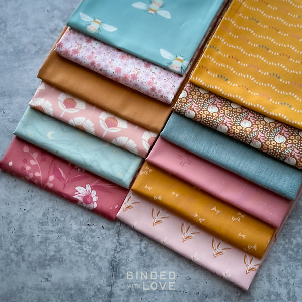 Petals & Honey Bundle | Curated 12 Fat Quarter Bundle | BUNDLE-301