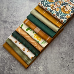 Amber Fern Bundle | Curated 11 Fat Quarter Bundle