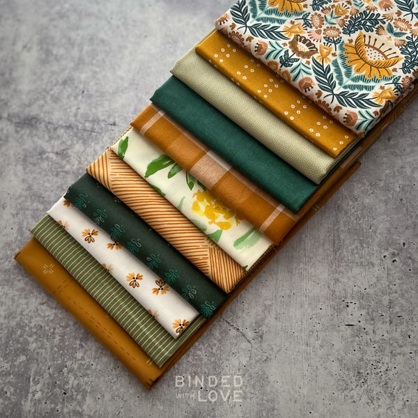 Amber Fern Bundle | Curated 11 Fat Quarter Bundle