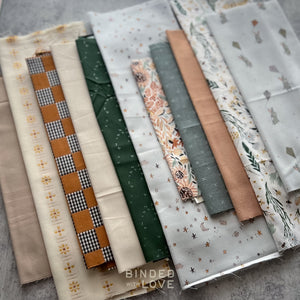 Curated Remnant Bundle | 11 Fabric End of Bolt Quilting Bundle | One of a Kind | REMNANT BUNDLE-184