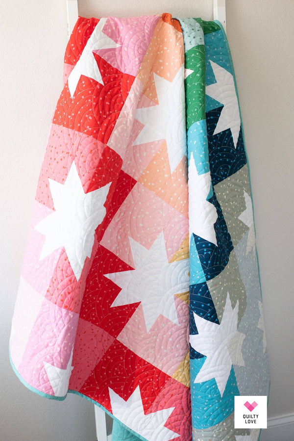 Star Pop II Quilt Pattern-Printed booklet