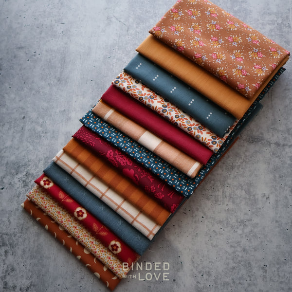 Russet & Rose Bundle | Curated 14 Fat Quarter Bundle