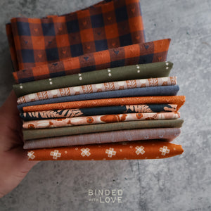 Copper Fern Bundle | Curated 10 Fat Quarter Bundle
