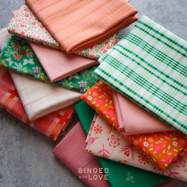 Peaches & Clover Bundle | Curated 12 Fat Quarter Bundle