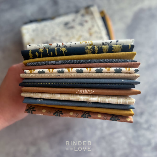 Golden Timber Bundle | Curated 14 Fat Quarter Bundle