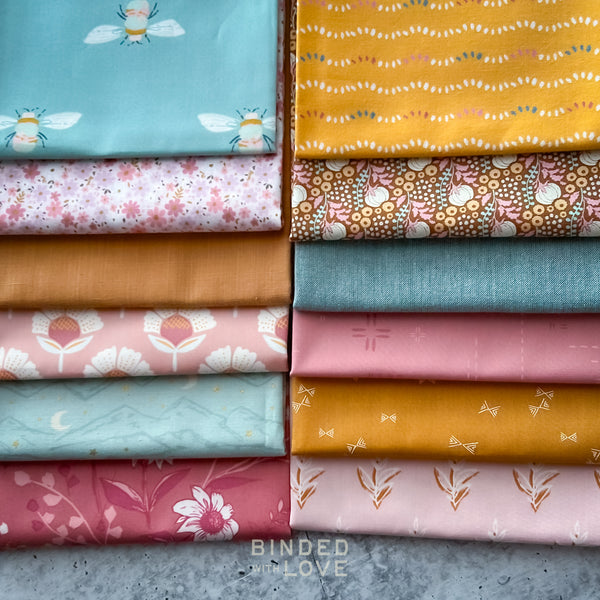 Petals & Honey Bundle | Curated 12 Fat Quarter Bundle | BUNDLE-301