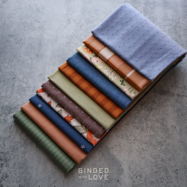 Golden Hour Garden Bundle | Curated 11 Fat Quarter Bundle