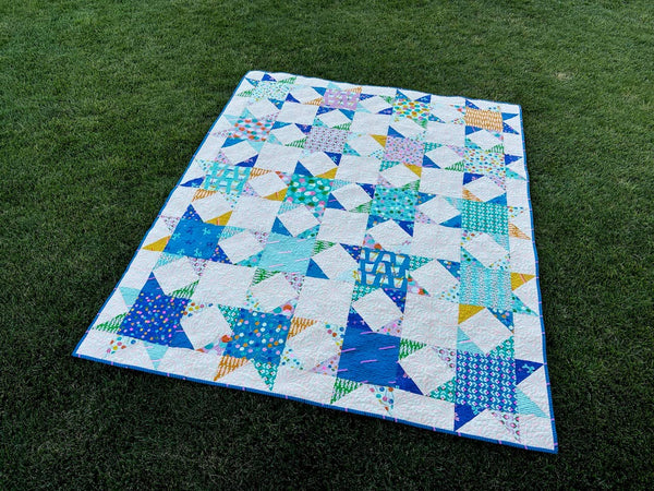 Layer Cake Stars Quilt Pattern - Printed