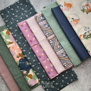 Curated Remnant Bundle | 10 Fabric End of Bolt Quilting Bundle | One of a Kind | REMNANT BUNDLE-198