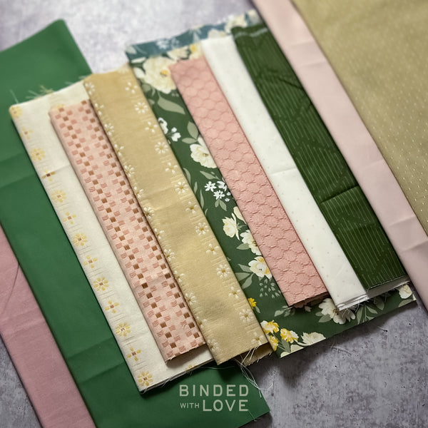Curated Remnant Bundle | 11 Fabric End of Bolt Quilting Bundle | One of a Kind | REMNANT BUNDLE-138