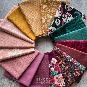 Wildberry Rose | Curated 16 Fabric Bundle | BUNDLE-288