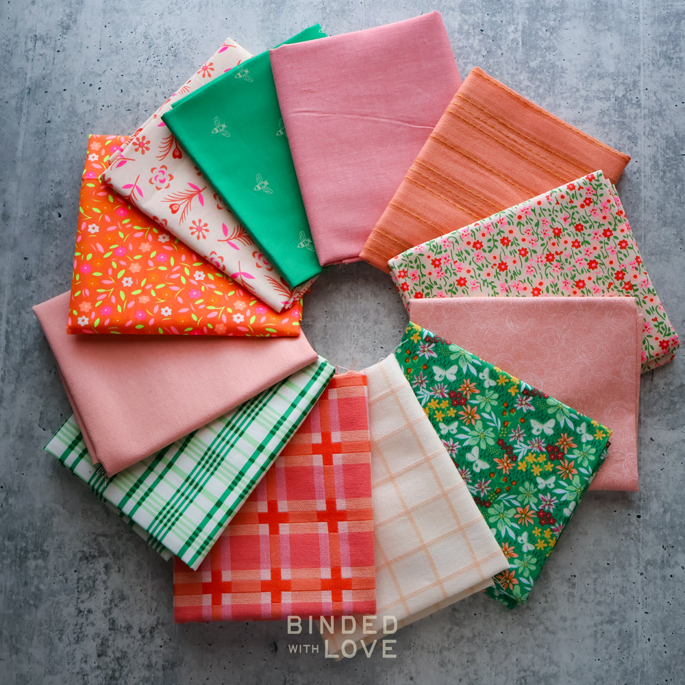 Peaches & Clover Bundle | Curated 12 Fat Quarter Bundle