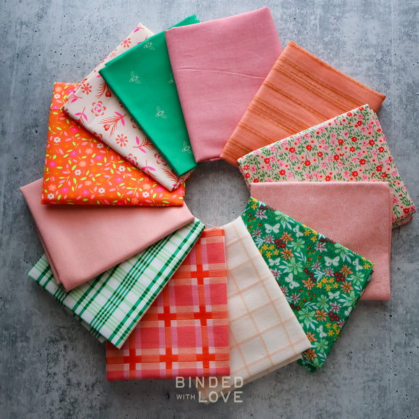 Peaches & Clover Bundle | Curated 12 Fat Quarter Bundle