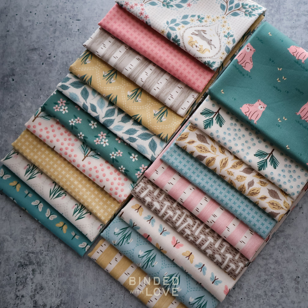 Wildwood by Ann Gardner for Cloud9 Fabrics | Full Collection 19 Prints | Organic Quilting Cotton | Fat Quarter or Half Yard Bundle