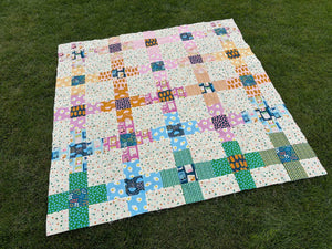 Layer Cake Nine Patch Quilt Pattern - Printed