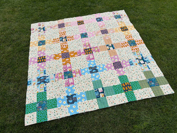 Layer Cake Nine Patch Quilt Pattern - Printed