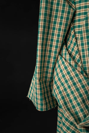 Herby Hopper Cotton/Linen Check