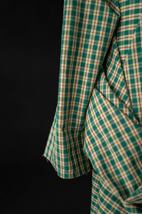 Herby Hopper Cotton/Linen Check