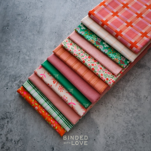 Peaches & Clover Bundle | Curated 12 Fat Quarter Bundle