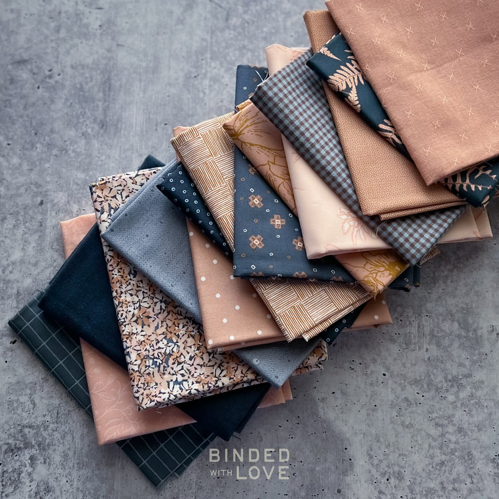 Dusty Rosewood Bundle | Curated 15 Fat Quarter Bundle