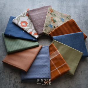 Golden Hour Garden Bundle | Curated 11 Fat Quarter Bundle
