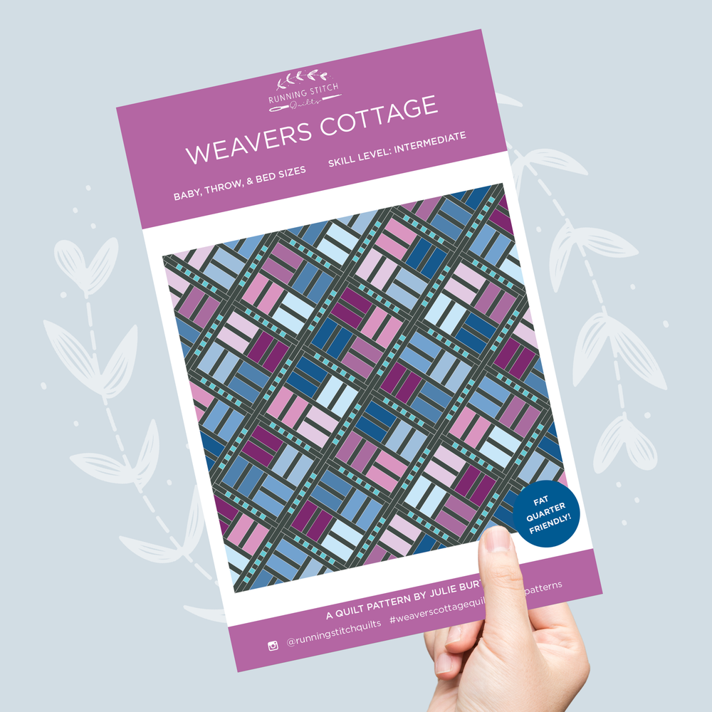 Weavers Cottage Quilt Pattern - PRINTED