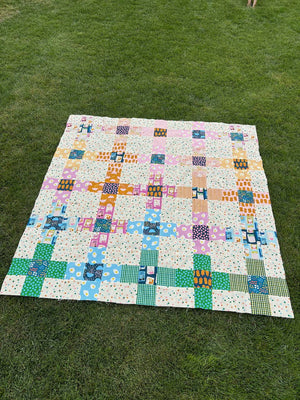 Layer Cake Nine Patch Quilt Pattern - Printed