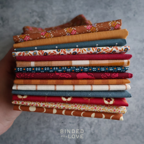 Russet & Rose Bundle | Curated 14 Fat Quarter Bundle