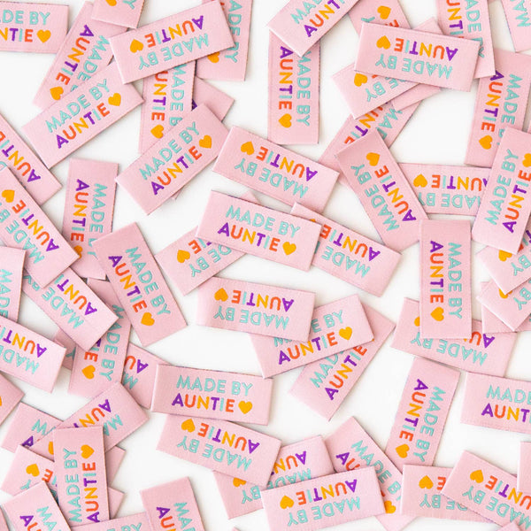 Made by Auntie - Sewing Woven Clothing Label Tags