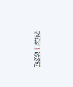 Hanako Ivory Cotton Coupon 866 | Blue Floral Print | Precut Fabric 50 x 70 cm