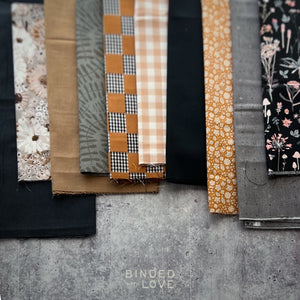 Curated Remnant Bundle | 10 Fabric End of Bolt Quilting Bundle | One of a Kind | REMNANT BUNDLE-232