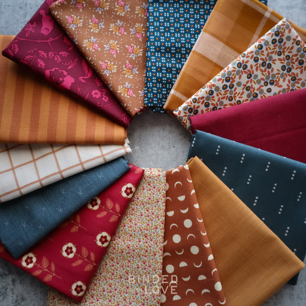 Russet & Rose Bundle | Curated 14 Fat Quarter Bundle