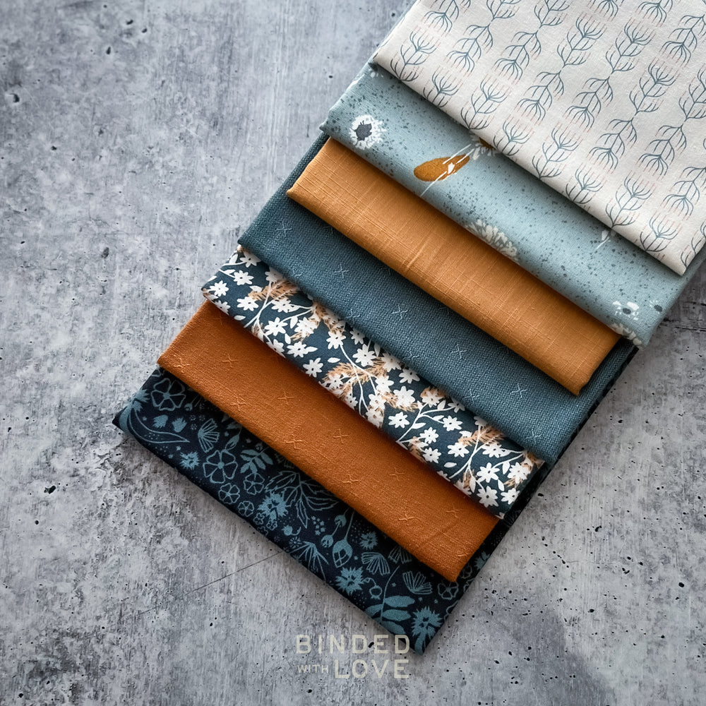 Bluebell Hearth | Curated 7 Fabric Bundle | BUNDLE-295