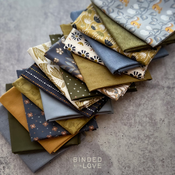 Woodland Hush Bundle | Curated 16 Fat Quarter Bundle