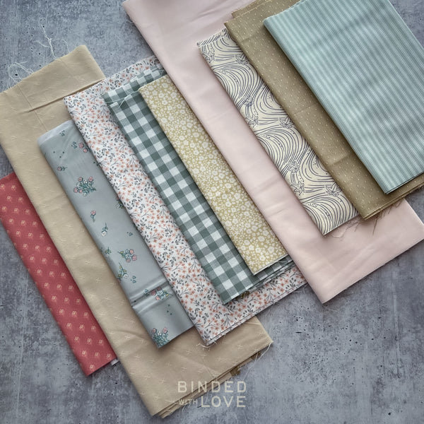 Curated Remnant Bundle | 10 Fabric End of Bolt Quilting Bundle | One of a Kind | REMNANT BUNDLE-231