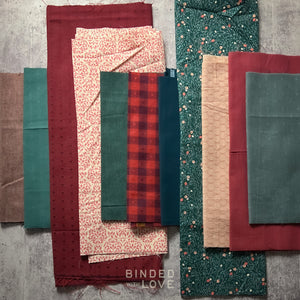 Curated Remnant Bundle | 11 Fabric End of Bolt Quilting Bundle | One of a Kind | REMNANT BUNDLE-146