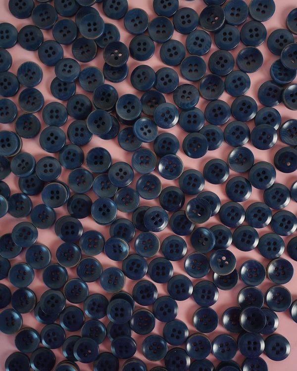 Midnight 1/2" Corozo Nut Buttons | Set of 8