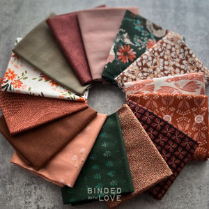 Cedar Rose Bundle | Curated 14 Fat Quarter Bundle