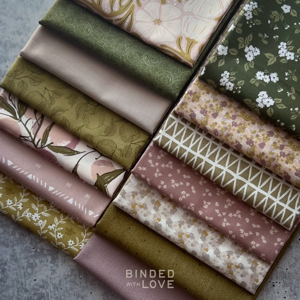 Pressed Petals Bundle | Curated 14 Fat Quarter Bundle