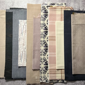 Curated Remnant Bundle | 11 Fabric End of Bolt Quilting Bundle | One of a Kind | REMNANT BUNDLE-144